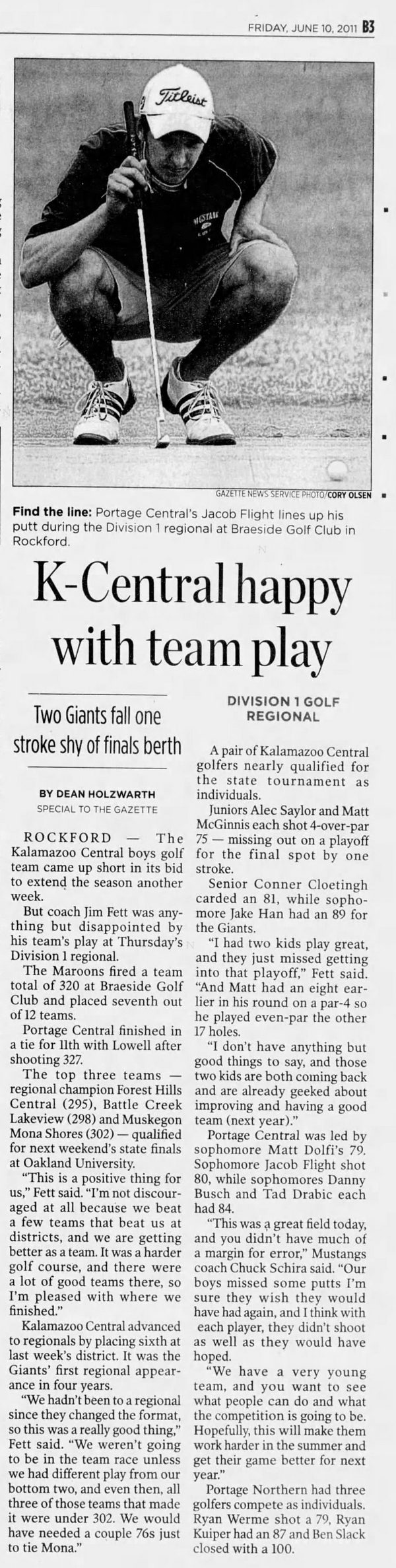 Braeside Golf Club - June 2011 Article (newer photo)